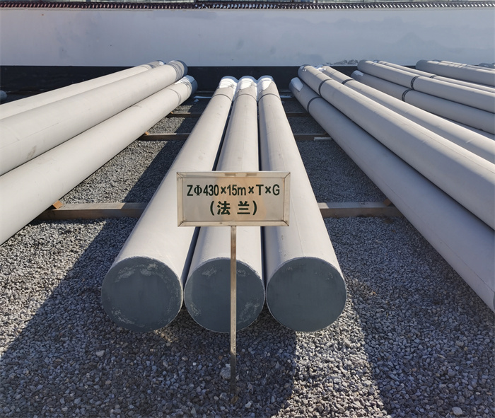 肥乡430×15米×T×G砼电力电杆